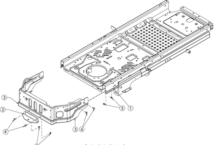 Frame Diagram and Parts List for Z-FORCELX54KW (17AIDAUC010)(2018) Cub Cadet Lawn Tractor